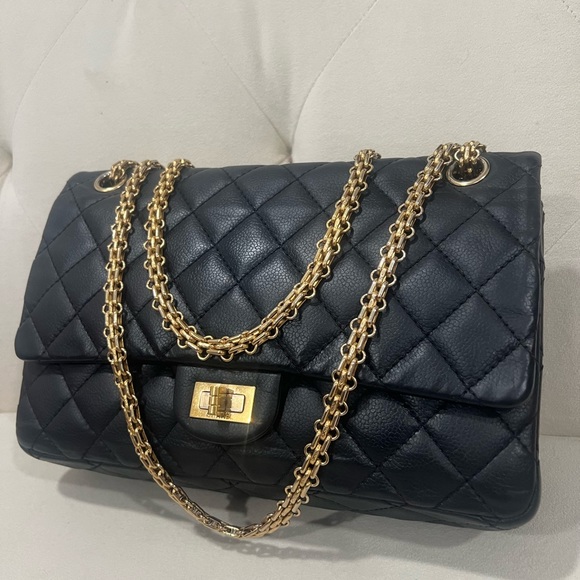 Chanel Double Flap Calfskin Reissue 2.55 Medium Bag - Picture 3 of 12